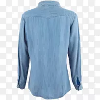 女衬衫领牛仔布口袋-空若网 女衬衫领牛仔布口袋-空若网