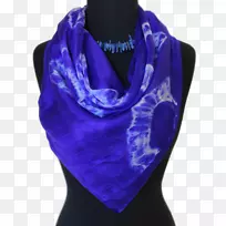 钴蓝领巾丝织模-空若网 钴蓝领巾丝织模-空若网