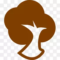 计算机图标树剪贴画棕色树剪贴画-空若网 计算机图标树剪贴画棕色树剪贴画-空若网