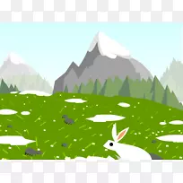 北极狐冻原泰加剪贴画-陆地生物群落-空若网 北极狐冻原泰加剪贴画-陆地生物群落-空若网