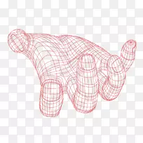 手指智能手模型-空若网 手指智能手模型-空若网