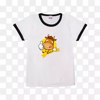 t恤袖颈动物字体t恤-空若网 t恤袖颈动物字体t恤-空若网