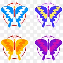 蝴蝶昆虫电脑图标剪贴画-蝴蝶-空若网 蝴蝶昆虫电脑图标剪贴画-蝴蝶-空若网