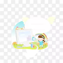 儿童卡通插图-卡通粉红儿童插图-空若网 儿童卡通插图-卡通粉红儿童插图-空若网