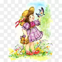 儿童水彩画摄影插图-儿童绘画水彩画卡通-空若网 儿童水彩画摄影插图-儿童绘画水彩画卡通-空若网