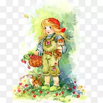 ��ͯˮ�ʻ���ͼ-��ͯ�滭ˮ�ʻ���ͨ-������