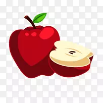 苹果卡通剪贴画-红苹果-空若网 苹果卡通剪贴画-红苹果-空若网