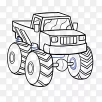 皮卡车画怪物卡车-怪物卡车-空若网 皮卡车画怪物卡车-怪物卡车-空若网