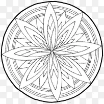 线画圆叶自行车车轮-曼陀罗PNG-空若网 线画圆叶自行车车轮-曼陀罗PNG-空若网