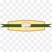 材料角剪贴画.黄色蘑菇标签-空若网 材料角剪贴画.黄色蘑菇标签-空若网