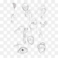 手指视觉艺术线条艺术素描-索伦眼-空若网 手指视觉艺术线条艺术素描-索伦眼-空若网