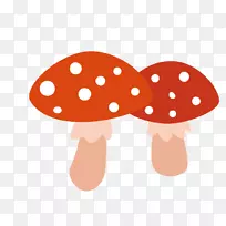 秋季枫叶动画剪贴画-卡通粉红蘑菇-空若网 秋季枫叶动画剪贴画-卡通粉红蘑菇-空若网
