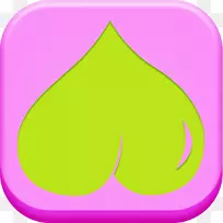 绿叶三角形剪贴画-空若网 绿叶三角形剪贴画-空若网