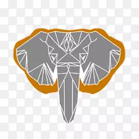 对称动物图案-几何象-空若网 对称动物图案-几何象-空若网