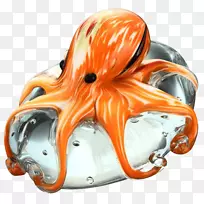 章鱼镇静剂玻璃艺术绘画.玻璃-空若网 章鱼镇静剂玻璃艺术绘画.玻璃-空若网