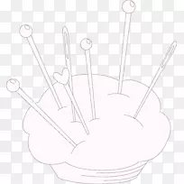 白色手指材料.手绘缝纫工具-空若网 白色手指材料.手绘缝纫工具-空若网