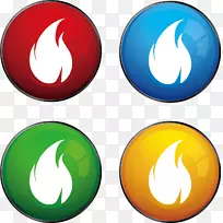按钮电脑图标火焰火焰绘制圆形按钮图标-空若网 按钮电脑图标火焰火焰绘制圆形按钮图标-空若网