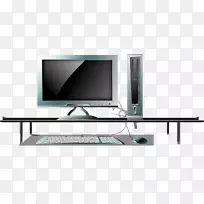 台式计算机监视器手绘计算机-空若网 台式计算机监视器手绘计算机-空若网