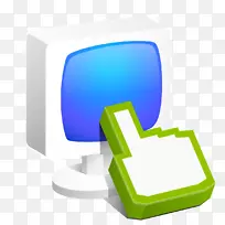 电脑鼠标电脑图标按钮-点击电脑按钮-空若网 电脑鼠标电脑图标按钮-点击电脑按钮-空若网