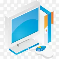 计算机监控显卡和视频适配器笔记本显示设备.卡通计算机模型-空若网 计算机监控显卡和视频适配器笔记本显示设备.卡通计算机模型-空若网