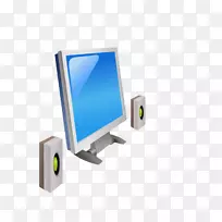 电脑图标办公用品手绘电脑材料-空若网 电脑图标办公用品手绘电脑材料-空若网