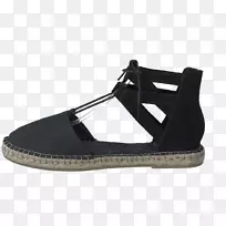 绒面凉鞋行走黑色m-凉鞋-空若网 绒面凉鞋行走黑色m-凉鞋-空若网