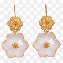 耳环宝石珠宝玫瑰石英魅力和吊坠宝石-空若网 耳环宝石珠宝玫瑰石英魅力和吊坠宝石-空若网