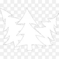 线条艺术白色对称图案-黑白树木图像-空若网 线条艺术白色对称图案-黑白树木图像-空若网