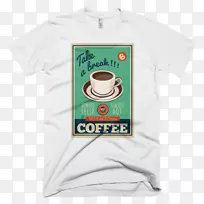 t恤咖啡上衣-休息一下-空若网 t恤咖啡上衣-休息一下-空若网