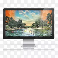 液晶电视电脑显示器培育电视机-mac模型-空若网 液晶电视电脑显示器培育电视机-mac模型-空若网