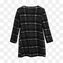 龙舌兰袖上衣黑色m形连衣裙-空若网 龙舌兰袖上衣黑色m形连衣裙-空若网