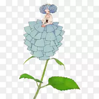 花女插画-时尚女性-空若网 花女插画-时尚女性-空若网