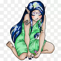 手指仙女头饰剪贴画-仙女-空若网 手指仙女头饰剪贴画-仙女-空若网