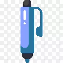 电脑图标可伸缩图形.蓝色油笔-空若网 电脑图标可伸缩图形.蓝色油笔-空若网