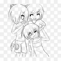 线条艺术/m/02csf画鼻子卡通-美人鱼可爱-空若网 线条艺术/m/02csf画鼻子卡通-美人鱼可爱-空若网