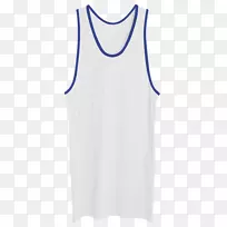 无袖衬衫镀金连衣裙白色背心-空若网 无袖衬衫镀金连衣裙白色背心-空若网