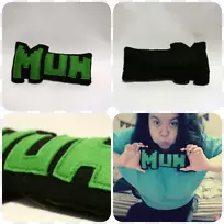 手套绿色字体设计-空若网 手套绿色字体设计-空若网