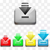 下载按钮箭头计算机文件-下载按钮-空若网 下载按钮箭头计算机文件-下载按钮-空若网