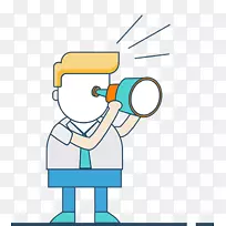 卡通人类行为手指夹艺术望远镜-空若网 卡通人类行为手指夹艺术望远镜-空若网