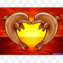 心得亲画爱情心画海豚拉轻松-空若网 心得亲画爱情心画海豚拉轻松-空若网