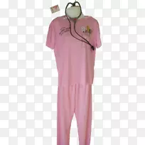 睡衣t恤袖粉红色m-t恤-空若网 睡衣t恤袖粉红色m-t恤-空若网