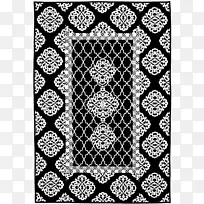 棉被织物对称白色花边花纹图案-空若网 棉被织物对称白色花边花纹图案-空若网