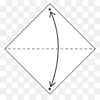 三角形点图-花折纸-空若网 三角形点图-花折纸-空若网