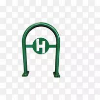 标志牌绿色自行车架-空若网 标志牌绿色自行车架-空若网