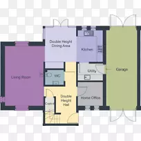 平面图角-底层-空若网 平面图角-底层-空若网
