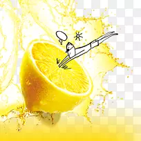 柠檬汁,橙汁,无水果扣,新鲜柠檬用水切成两半。-空若网 柠檬汁,橙汁,无水果扣,新鲜柠檬用水切成两半。-空若网