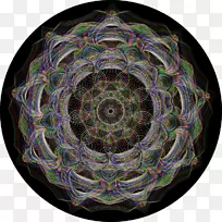 分形艺术万花筒对称图案-空若网 分形艺术万花筒对称图案-空若网