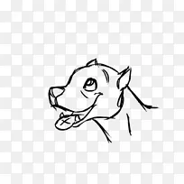 胡须狗猫素描鼻子狗-空若网 胡须狗猫素描鼻子狗-空若网