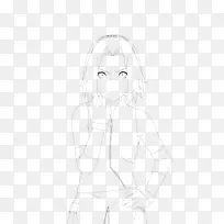 素描手指插图脸颊画-三仓创作-空若网 素描手指插图脸颊画-三仓创作-空若网