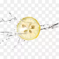 柠檬水里奥格里斯-柠檬漂浮在水中-空若网 柠檬水里奥格里斯-柠檬漂浮在水中-空若网